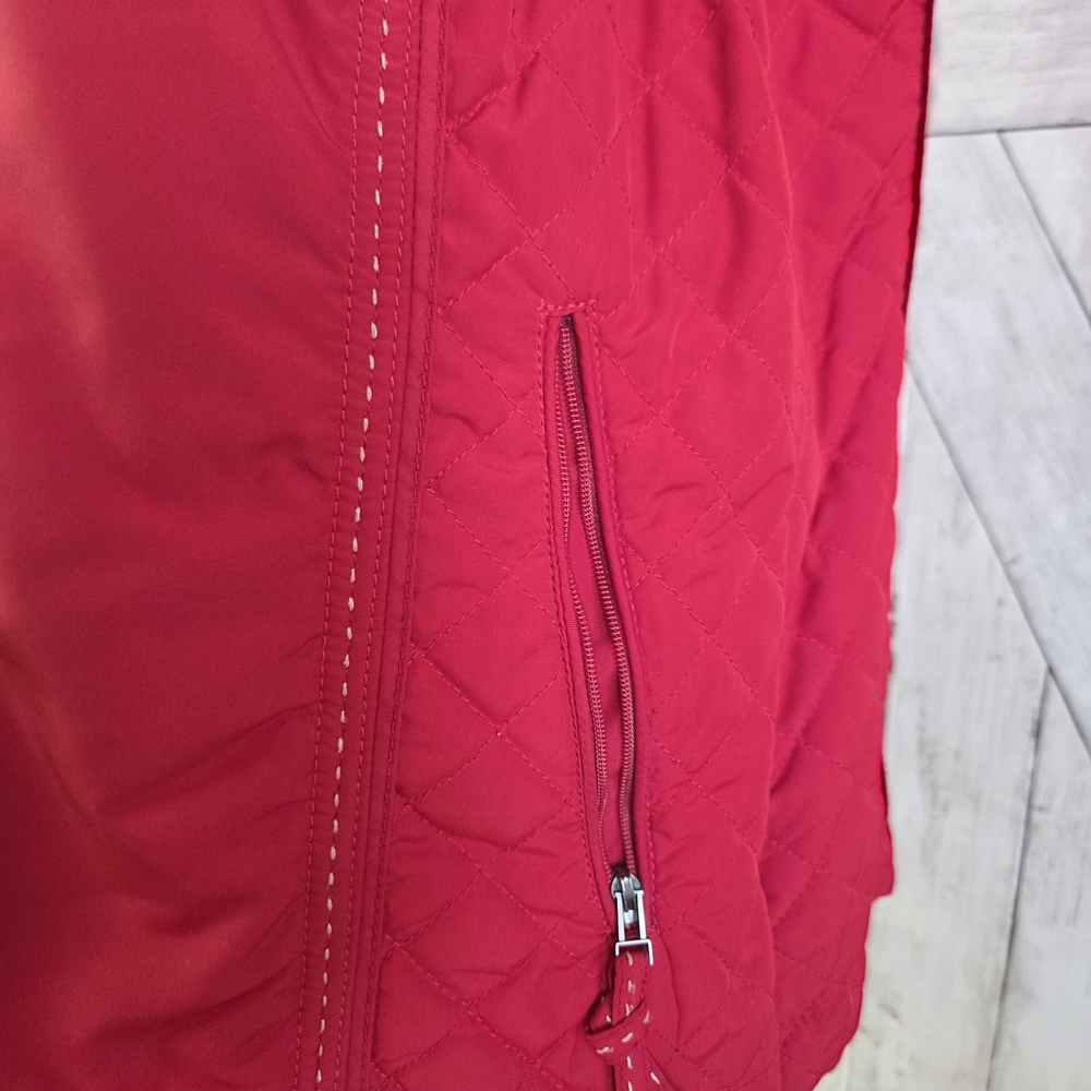 Coldwater Creek Cherry Red Sleeveless Vest - Picture 4 of 7